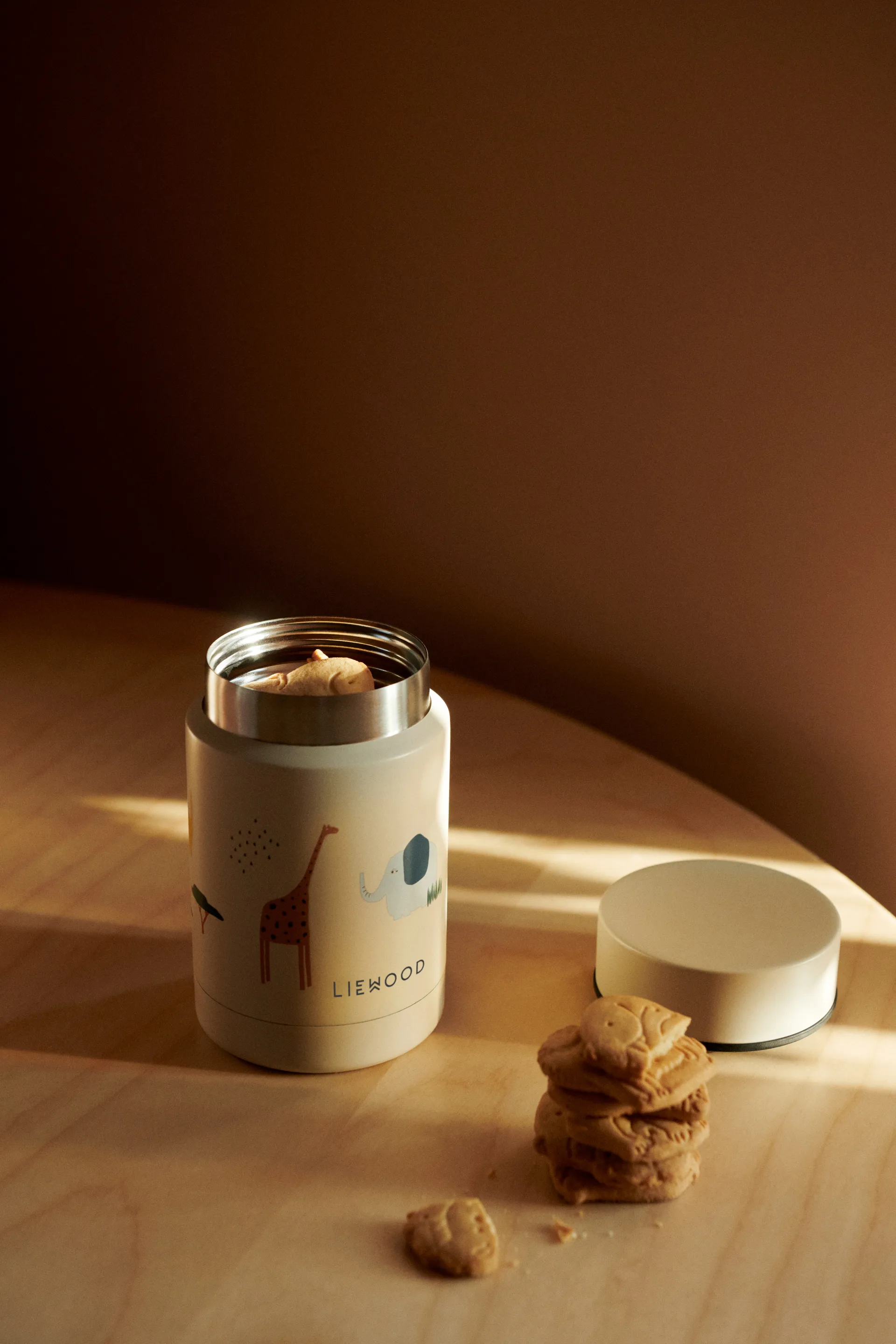 Thermos alimentaire Nadja 0,25 L, Safari sandy mix Liewood