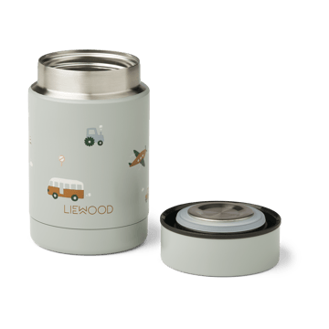 Thermos alimentaire Nadja 0,25 L - Vehicles-dove blue mix - Liewood