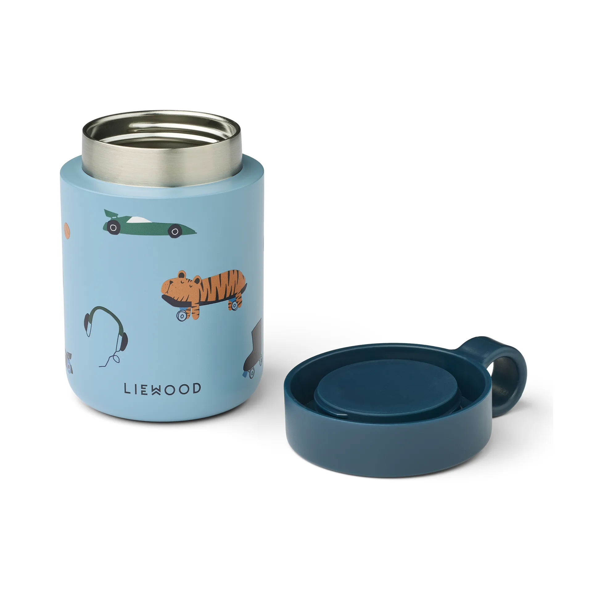 Thermos imprimé Kiani, Fun-beach blue Liewood