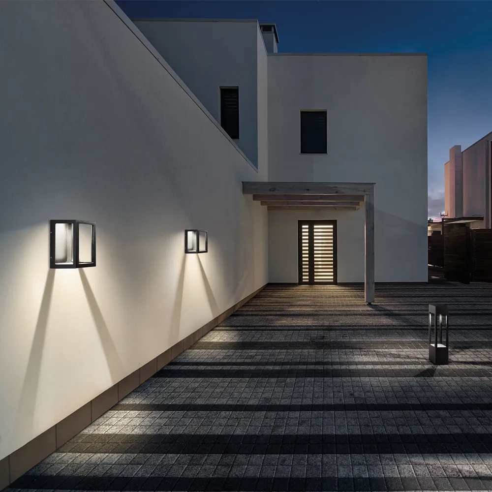 Applique Lantern W1, black Light-Point