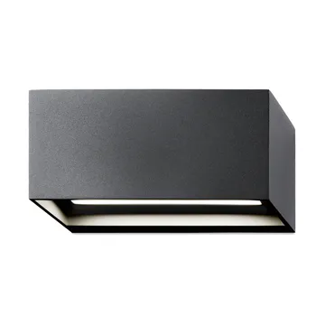 Applique murale Linea W1 switch tune - Black, 7x15 cm - Light-Point