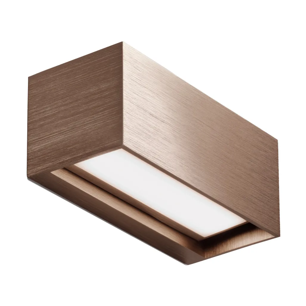 Applique murale Linea W1 switch tune, Rose gold, 7x15 cm Light-Point