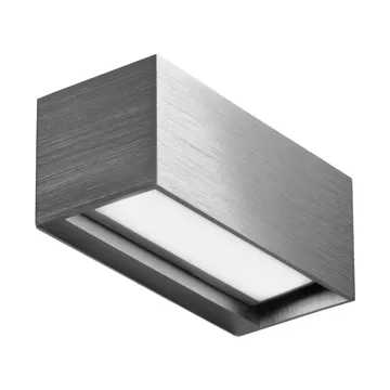 Applique murale Linea W1 switch tune - Titanium, 7x15 cm - Light-Point