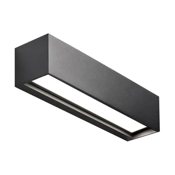 Applique murale Linea W2 switch tune - Black, 7x30 cm - Light-Point
