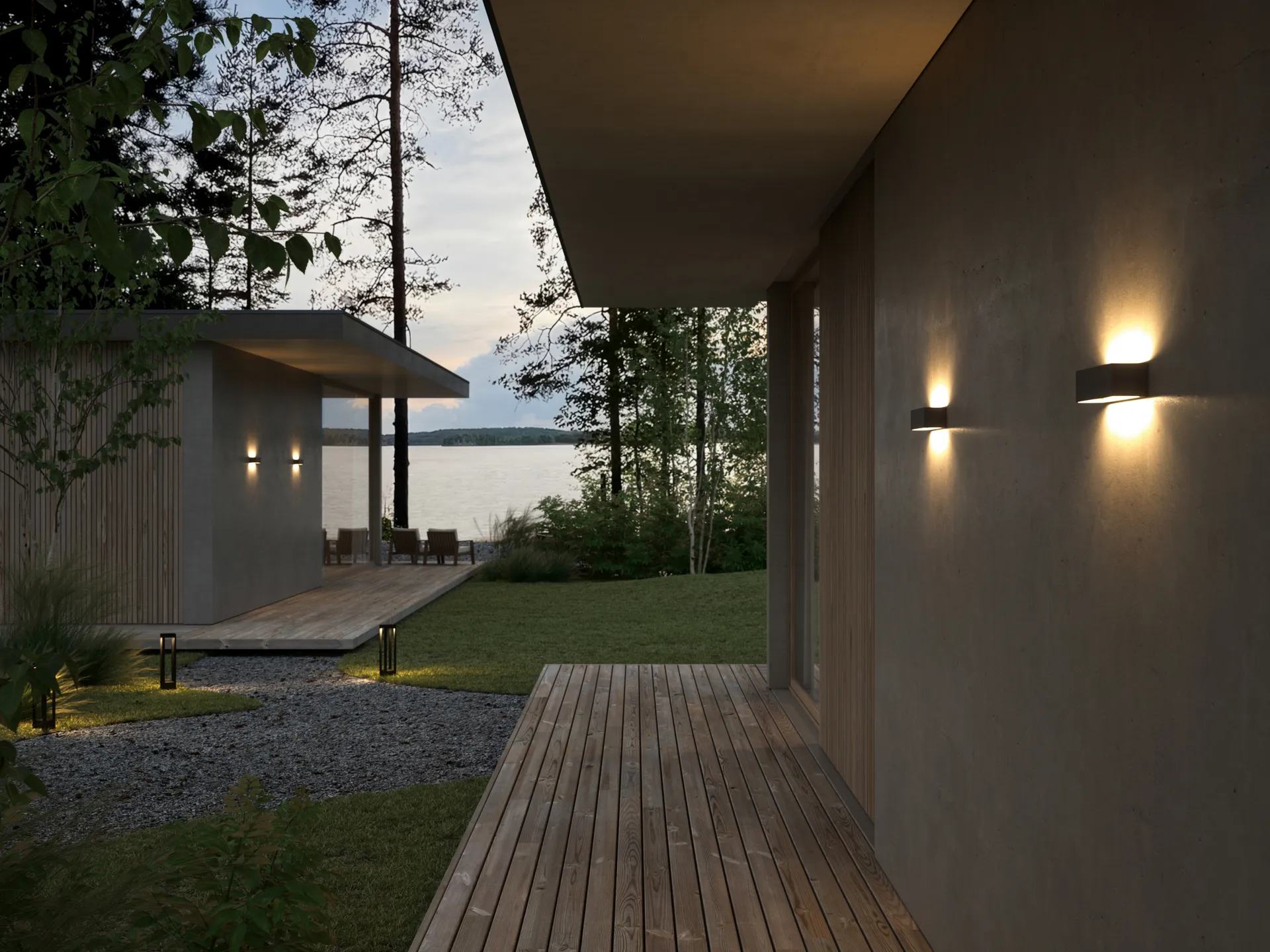 Applique murale Linea W2 switch tune, Black, 7x30 cm Light-Point