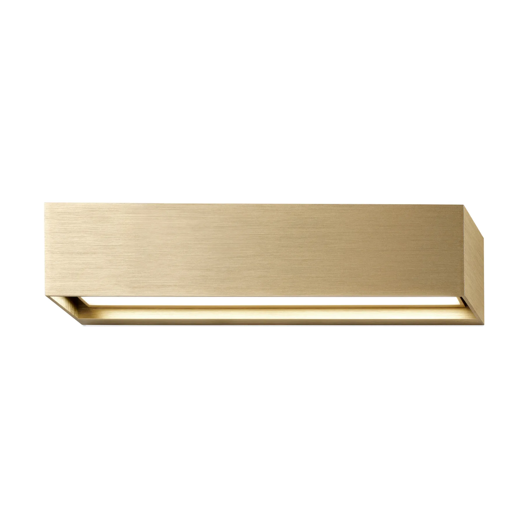 Applique murale Linea W2 switch tune, Brass, 7x30 cm Light-Point