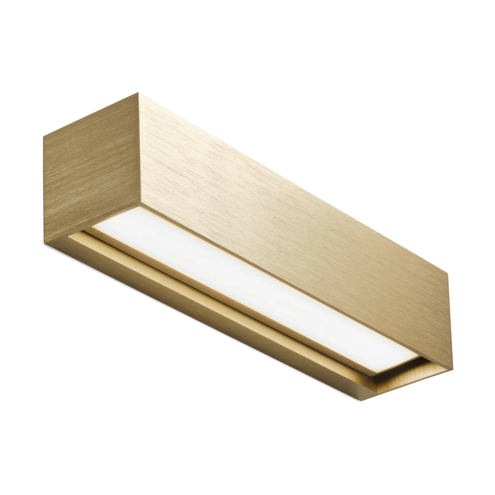 Applique murale Linea W2 switch tune, Brass, 7x30 cm Light-Point