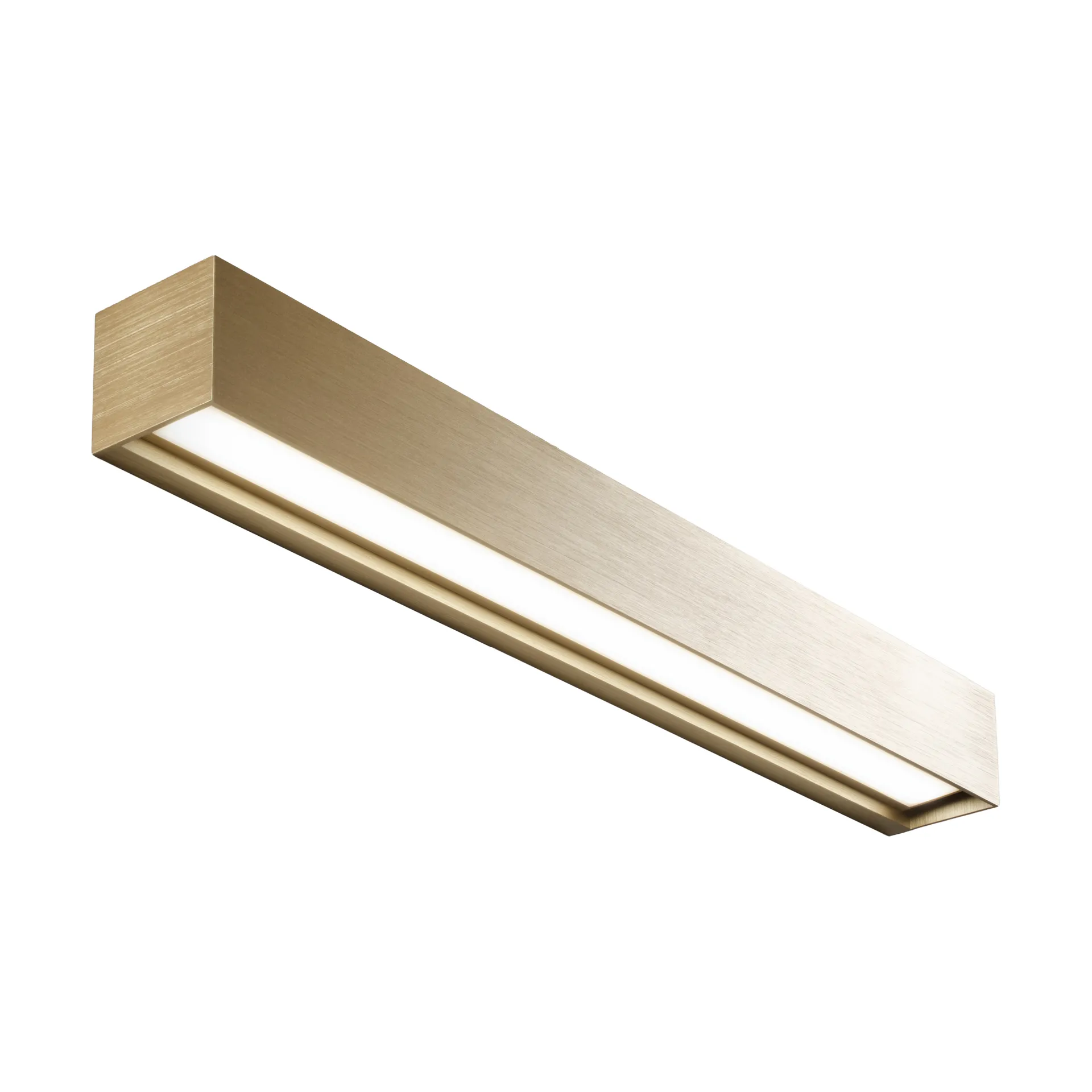 Applique murale Linea W3 switch tune, Brass, 7x60 cm Light-Point
