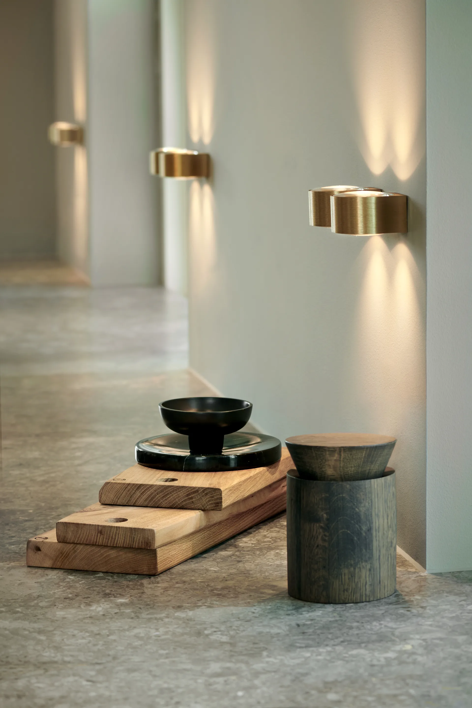 Applique murale W1 Orbit 2700K, Brass Light-Point