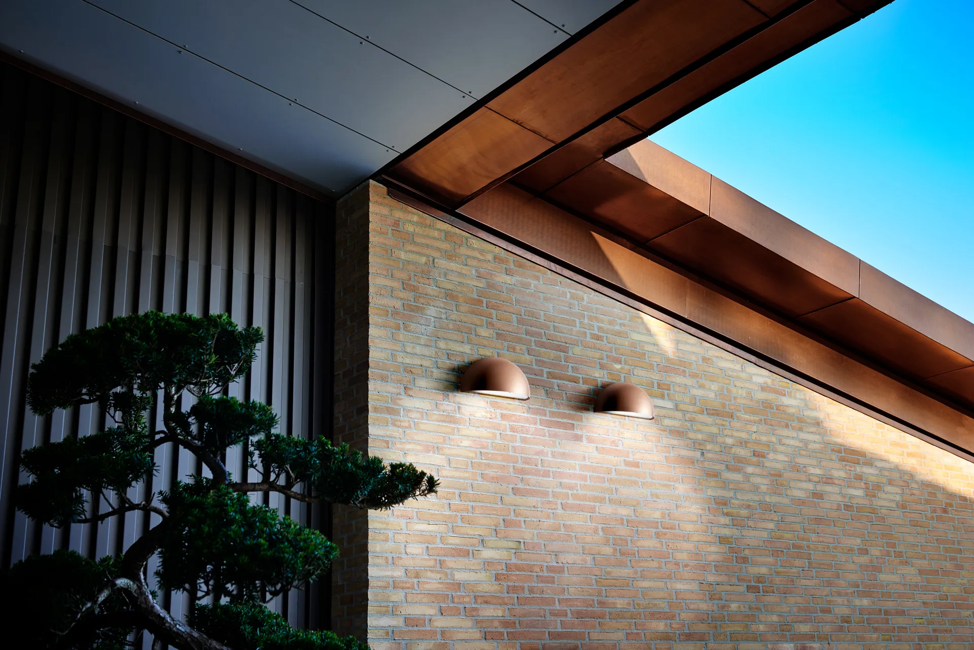 Applique Rørhat, Copper raw, LED Light-Point