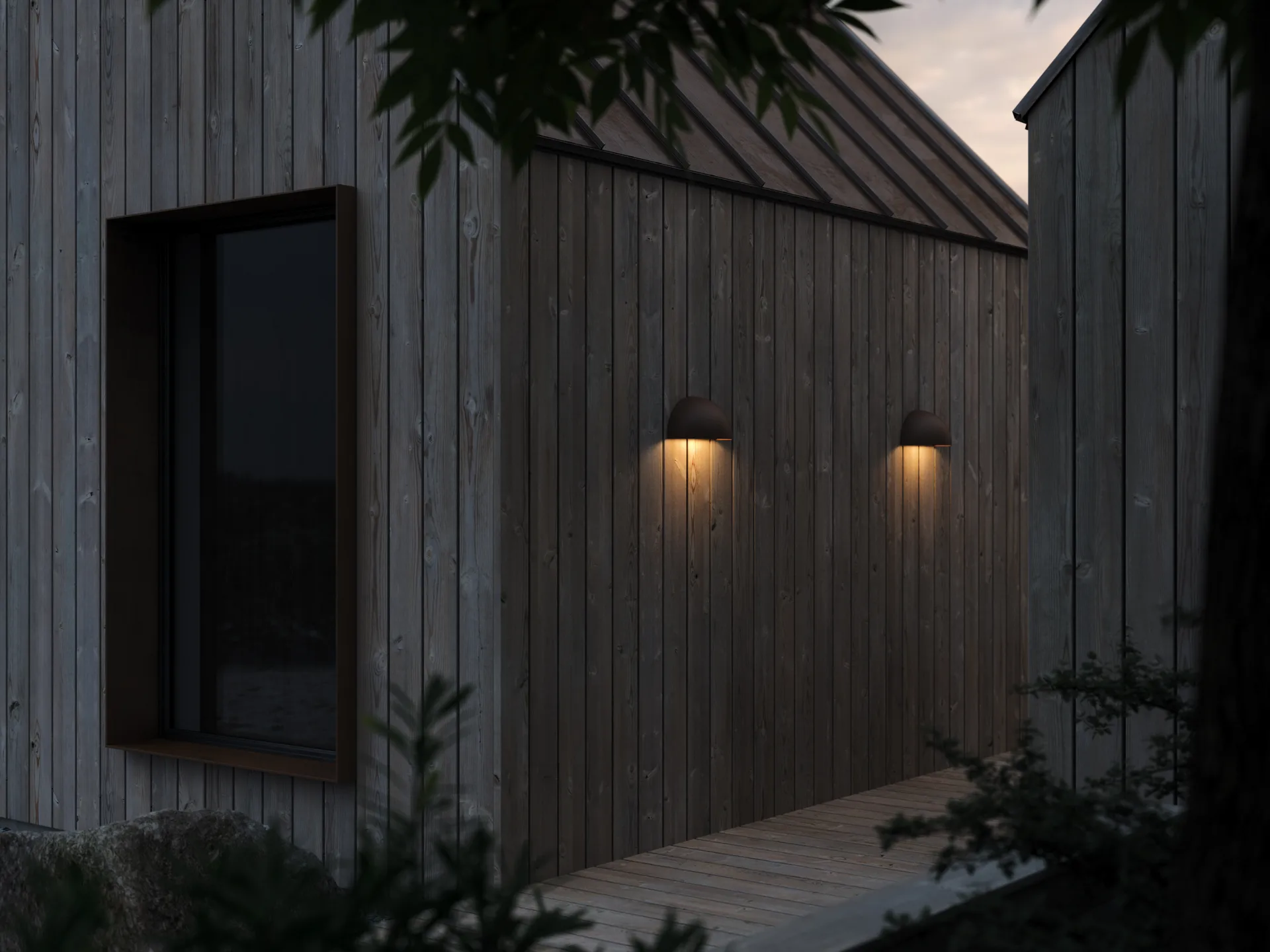Applique Rørhat, Copper raw, LED Light-Point