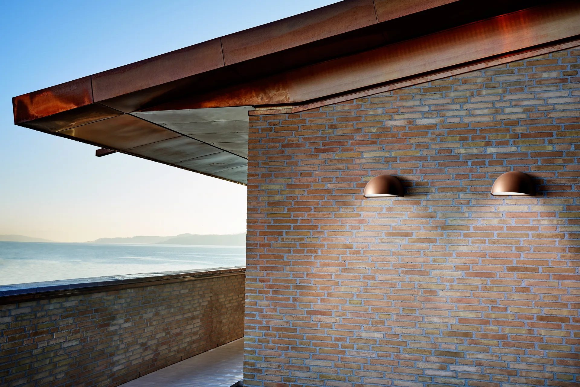 Applique Rørhat, Copper raw, LED Light-Point