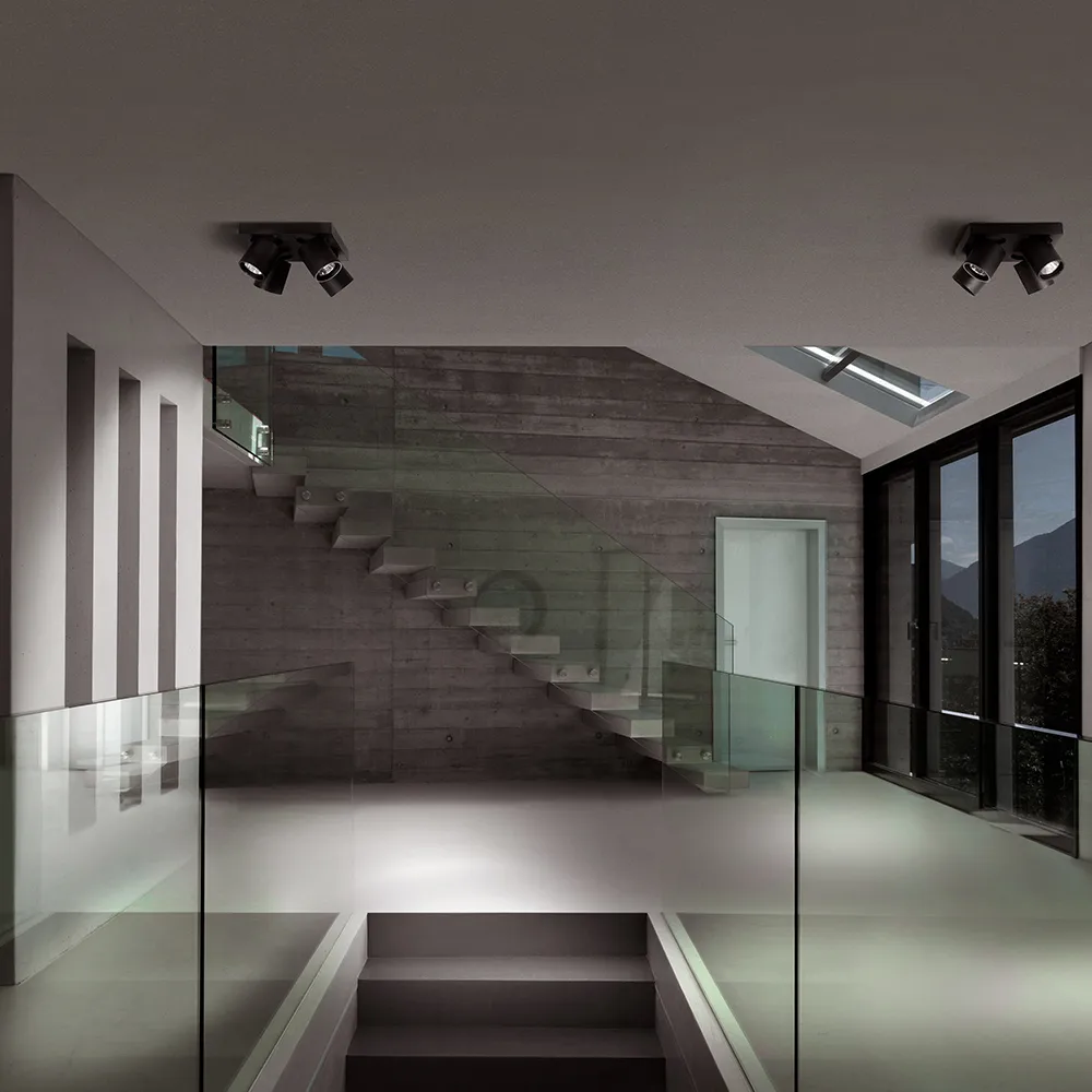 Applique/spots Focus Mini 2, black, 2700 kelvins Light-Point