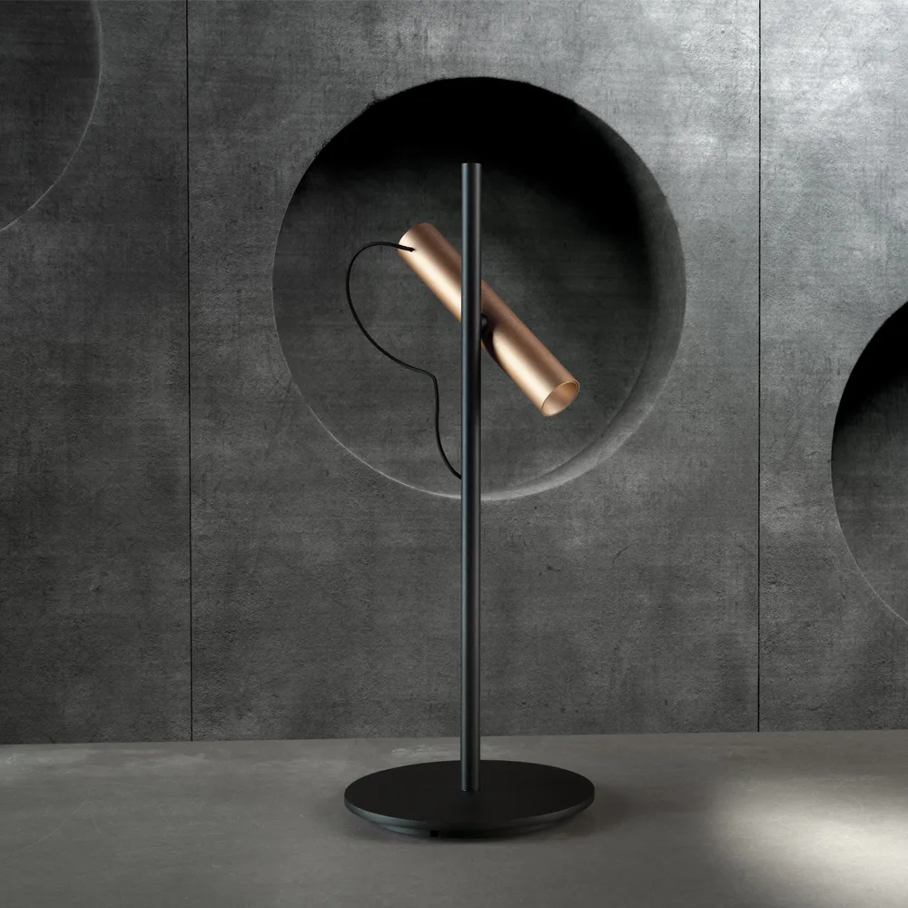 Lampe de table Spirit T1, black/rose gold
 Light-Point
