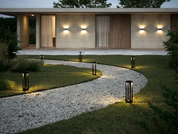 Lampe outdoor Mirage switch tune - Black, 12x48 cm - Light-Point