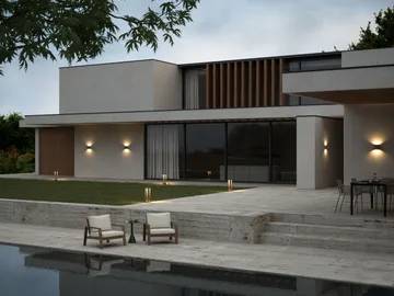 Lampe outdoor Mirage switch tune - Rust, 12x48 cm - Light-Point