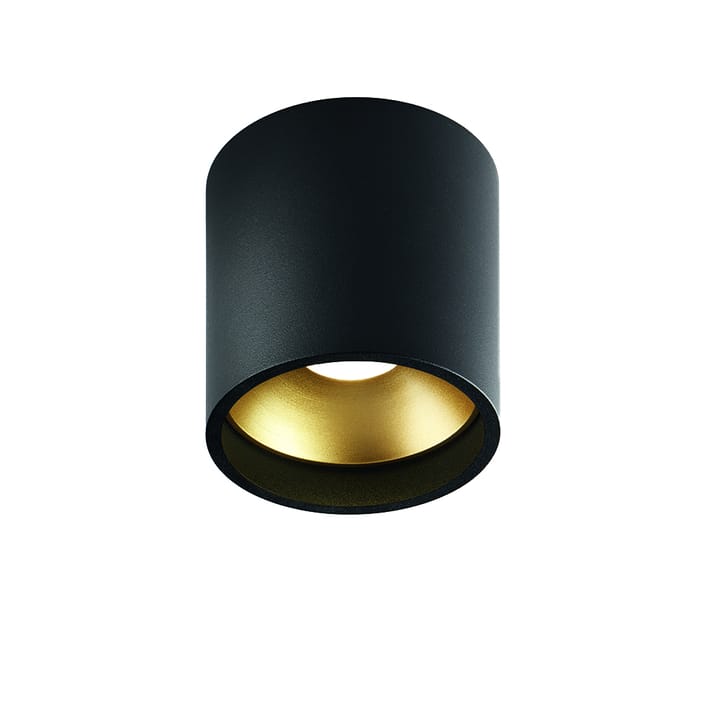 Solo Round spotlight - black/gold, 3000 kelvins - Light-Point