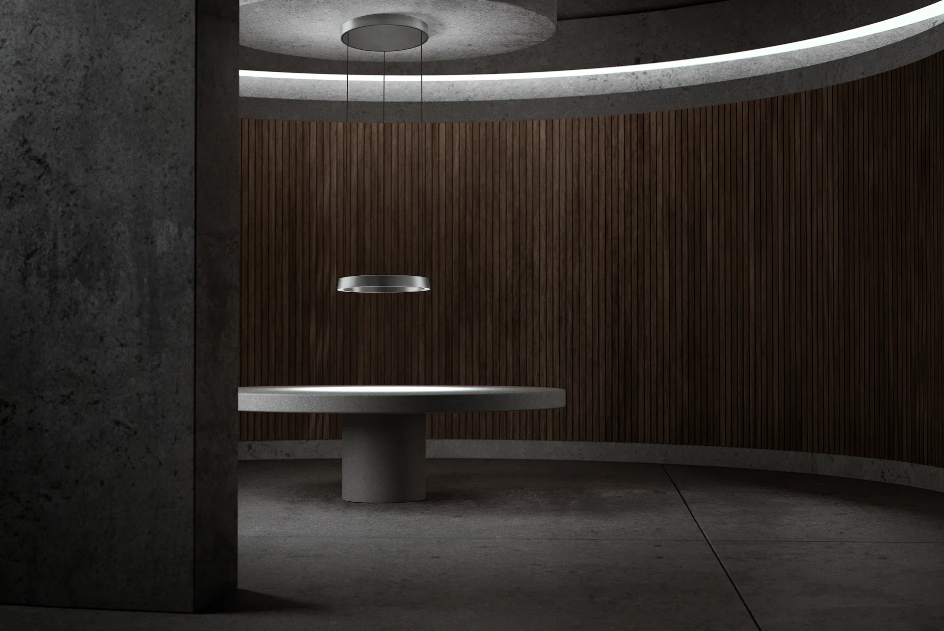 Suspension Edge round Ø40 switch tune, Titanium Light-Point