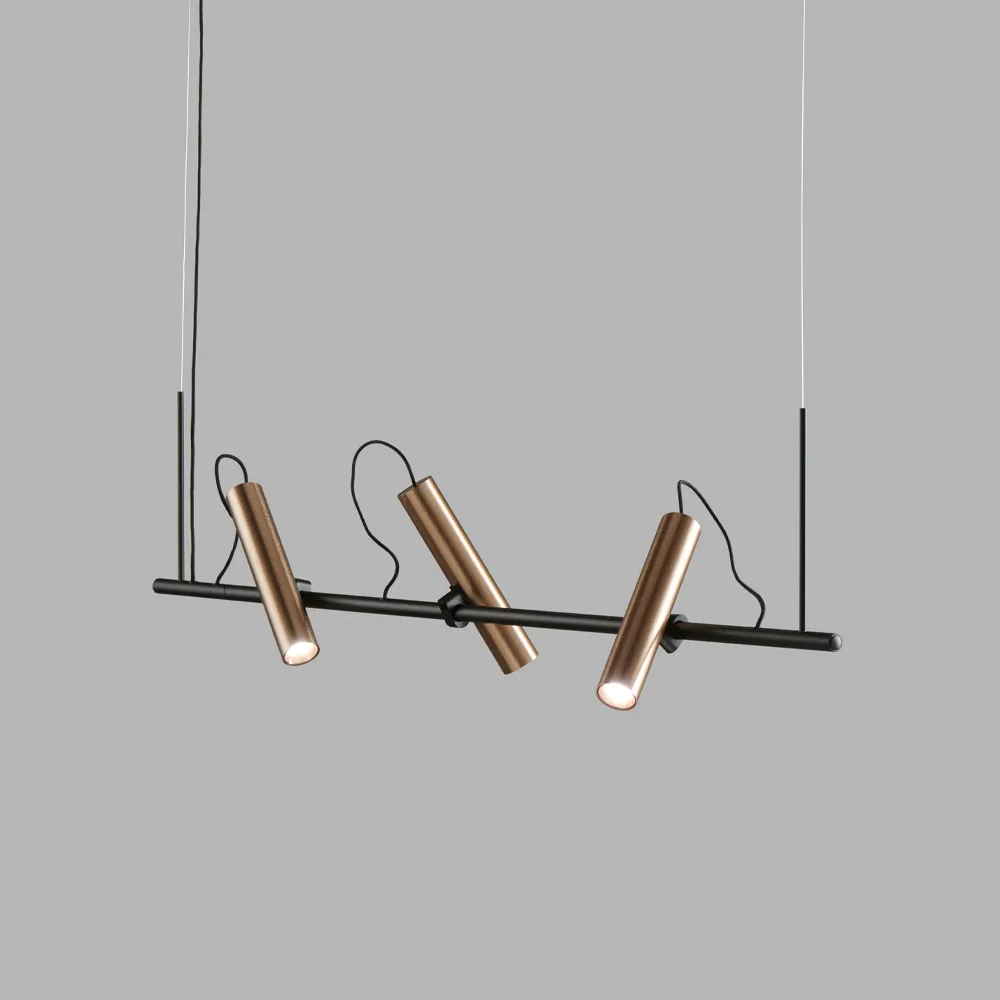 Suspension Spirit, black/rose gold, 1000 Light-Point