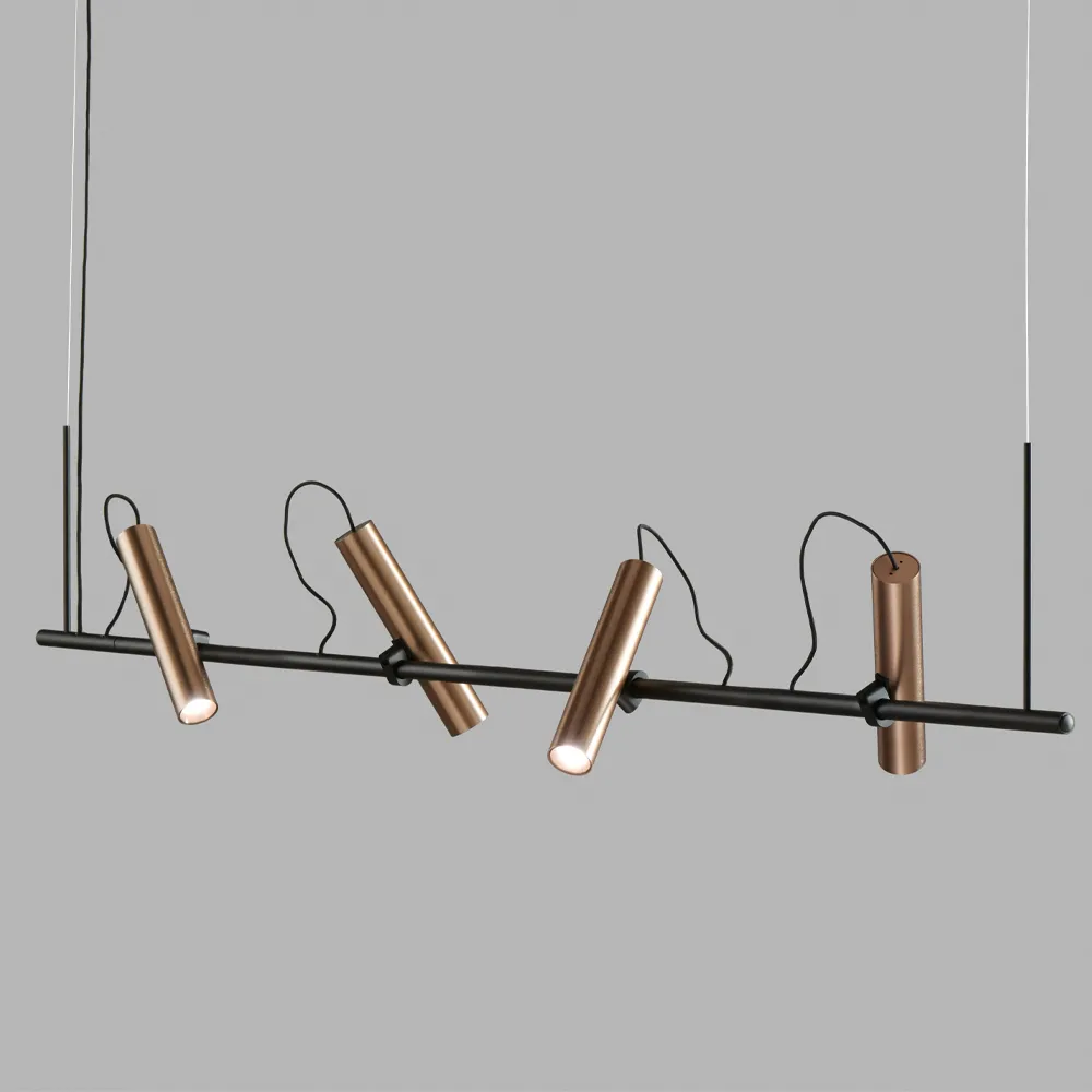 Suspension Spirit, black/rose gold, 1500 Light-Point