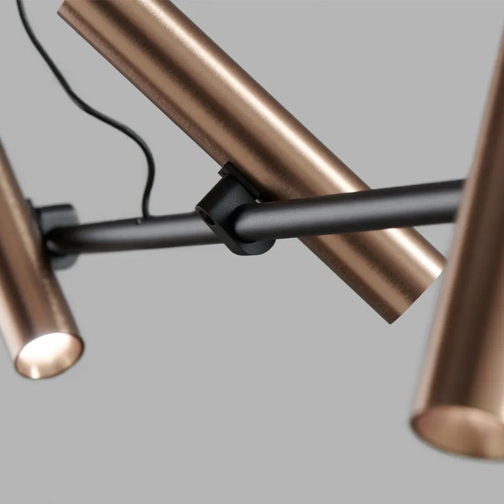 Suspension Spirit, black/rose gold, 1500 Light-Point