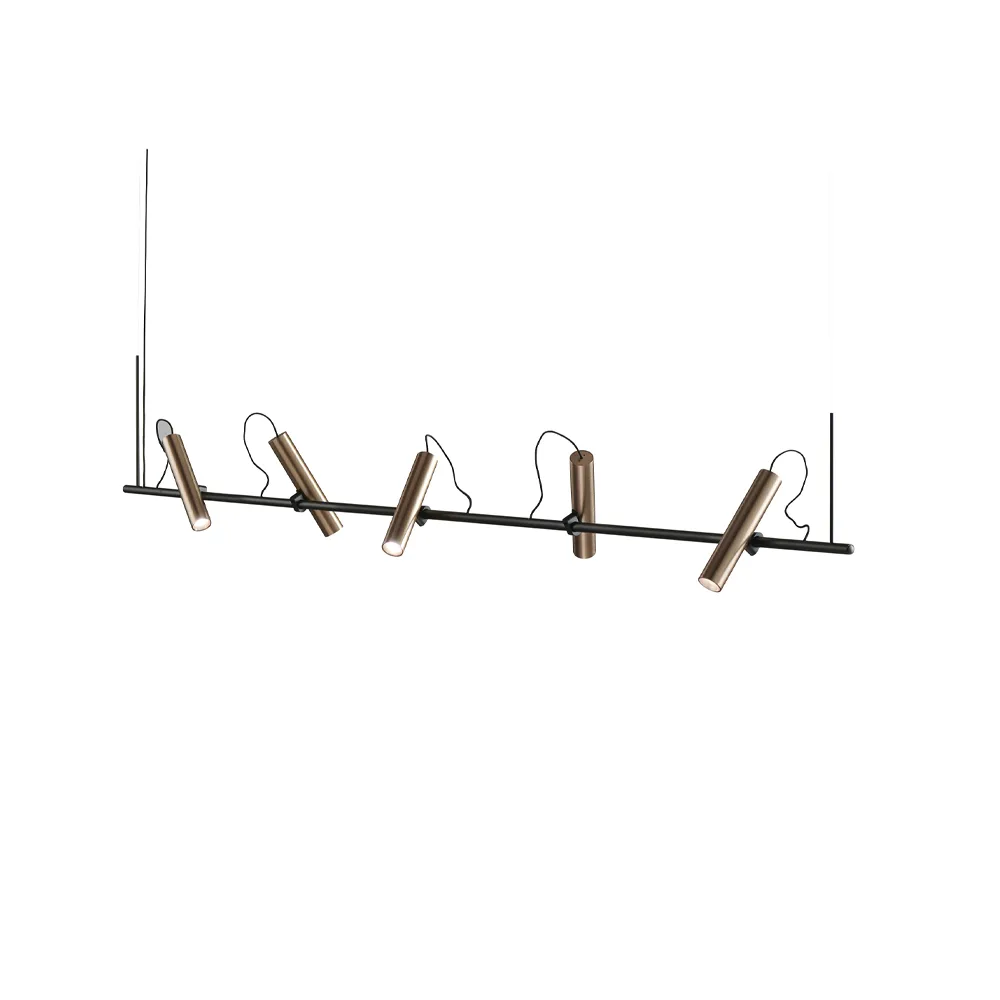 Suspension Spirit, black/rose gold, 2000 Light-Point