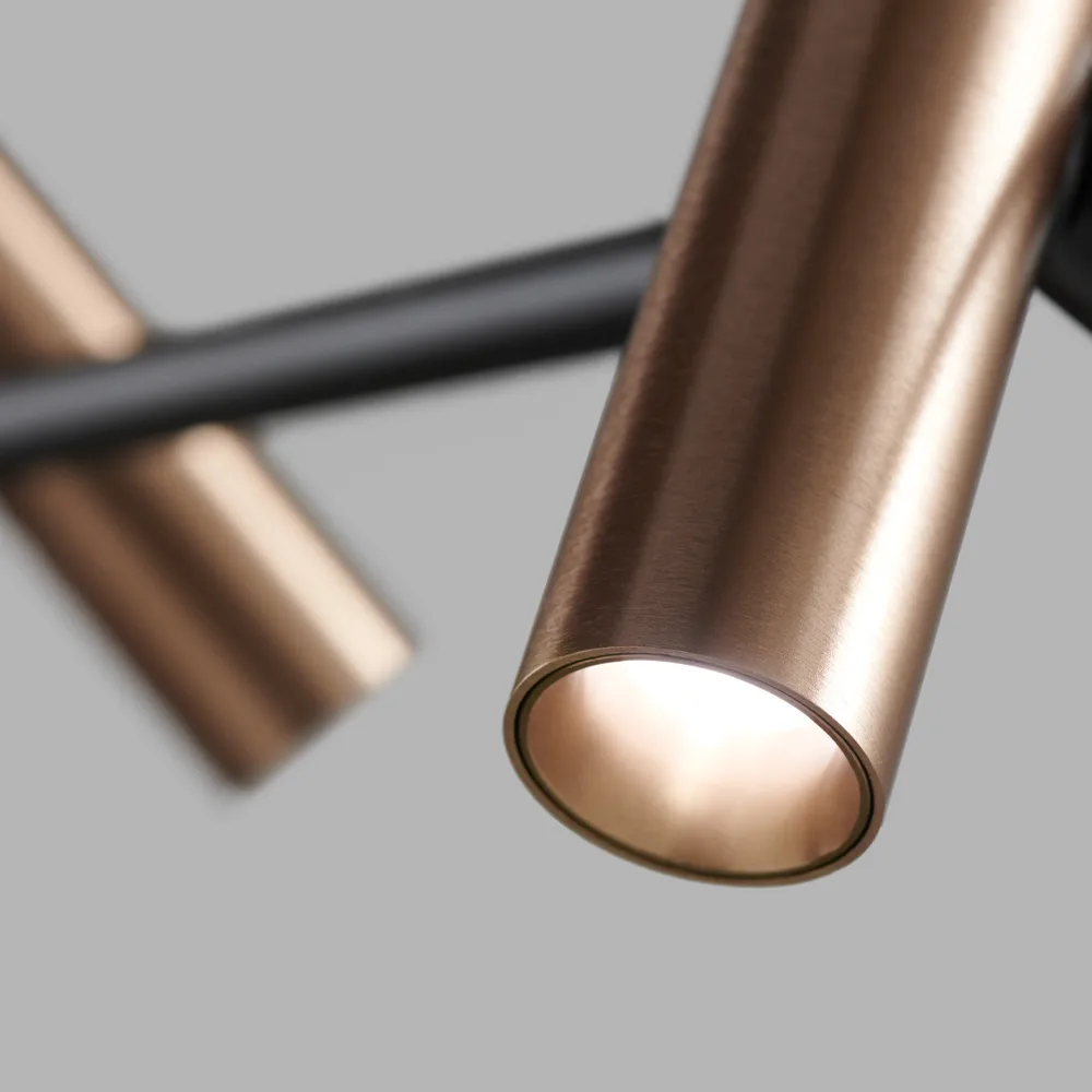 Suspension Spirit, black/rose gold, 2000 Light-Point