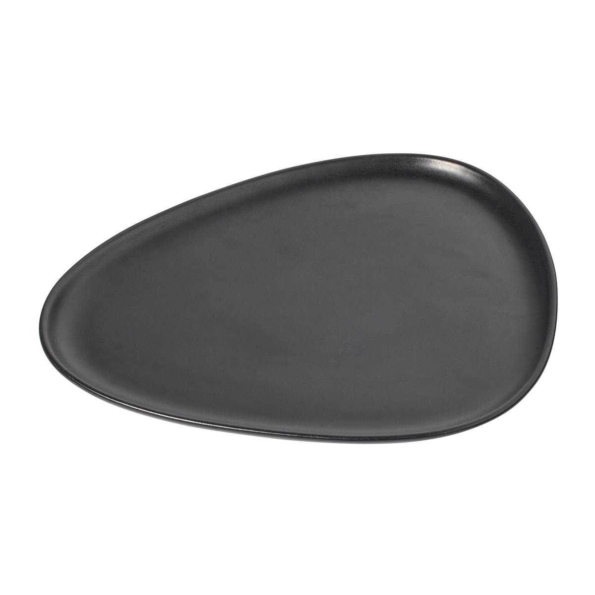 lind dna assiette curve stoneware 26x30 cm black