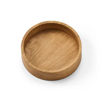 Boîte de rangement Wood Box pour dessous de verre - Nature-oak, circle, S - LIND DNA