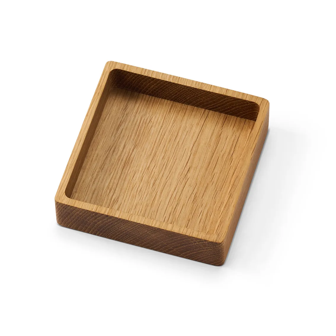 Boîte de rangement Wood Box pour dessous de verre, Nature-oak, square, S LIND DNA