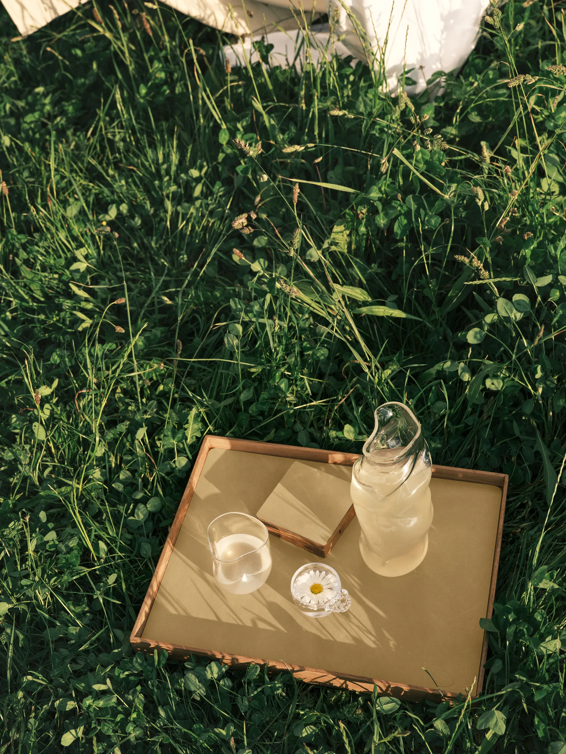 Boîte de rangement Wood Box pour dessous de verre, Nature-oak, square, S LIND DNA