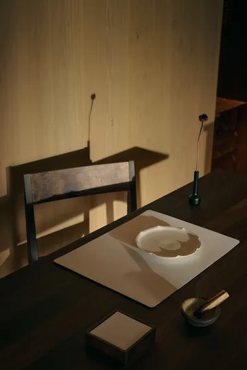 Boîte de rangement Wood Box pour dessous de verre - Smoked-oak, square, S - LIND DNA