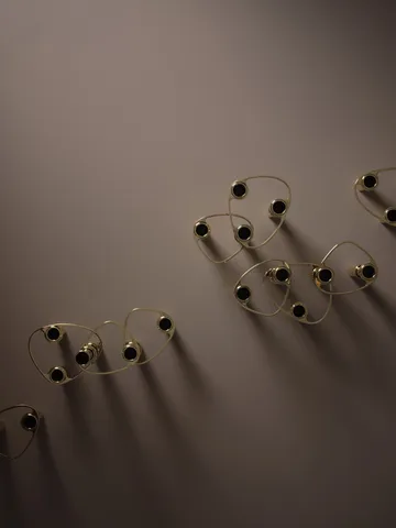 Bougeoir à combiner Lind Curve plaqué or 24K - Double - LIND DNA