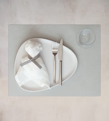 Dessous d'assiette Nupo square L - métallique (gris pierre) - LIND DNA
