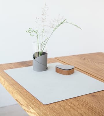 Dessous d'assiette Nupo square L - métallique (gris pierre) - LIND DNA