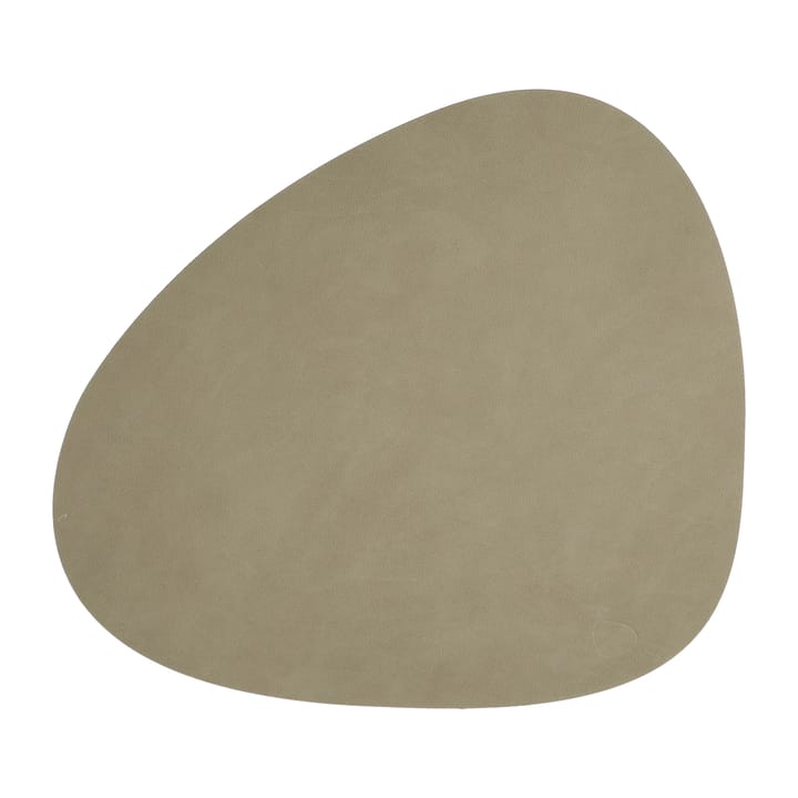 Dessous d'assiette réversible Nupo curve L 1 pièce - Army green-nature - LIND DNA