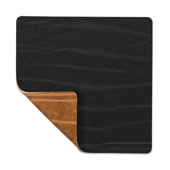 Dessous de verre Buffalo réversible square 1 pièce, Noir-Nature LIND DNA