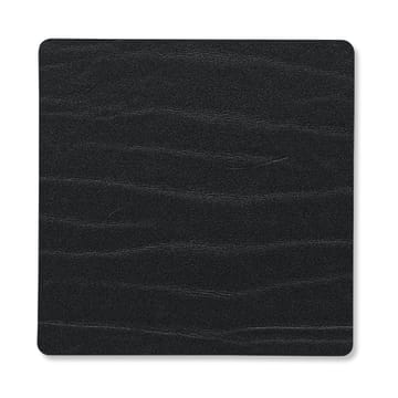 Dessous de verre Buffalo réversible square 1 pièce - Noir-Nature - LIND DNA