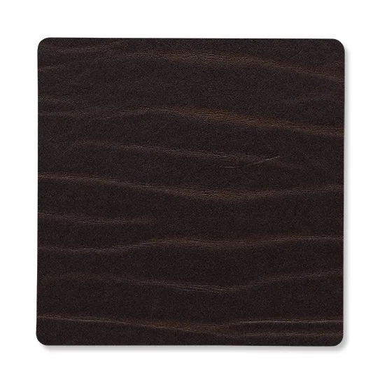 Dessous de verre Buffalo square, Marron LIND DNA