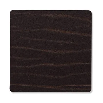 Dessous de verre Buffalo square - Marron - LIND DNA