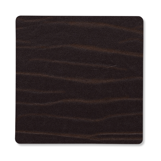 LIND DNA Dessous de verre Buffalo square Marron | Design Scandinave | Dessous de verre | Marron