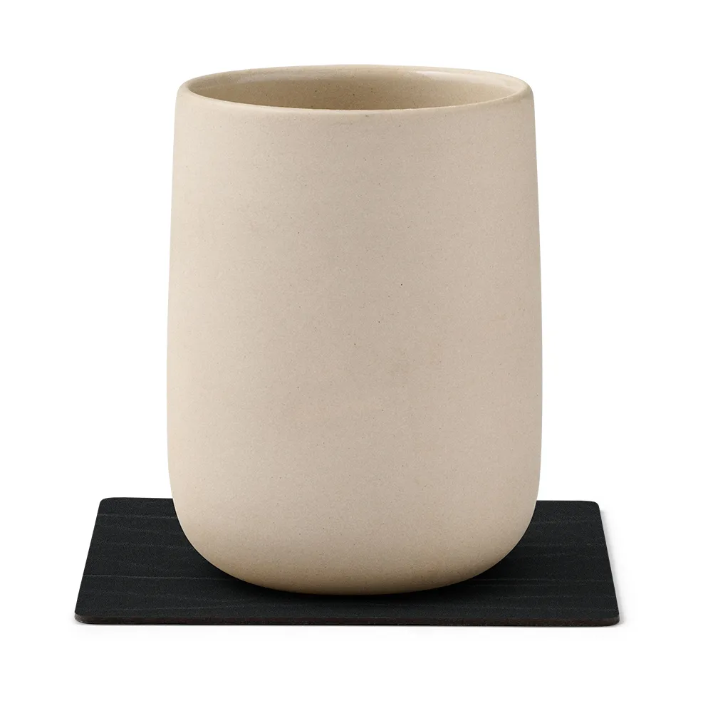 Dessous de verre Buffalo square, Noir LIND DNA