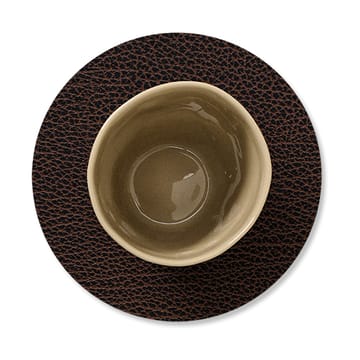Dessous de verre Bull circle - Marron - LIND DNA