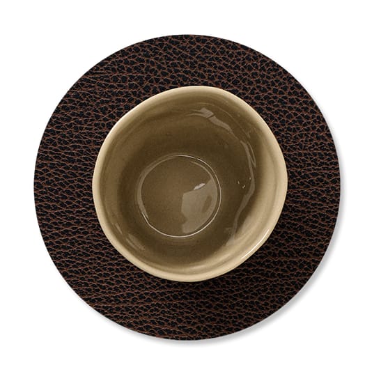 Dessous de verre Bull circle, Marron LIND DNA