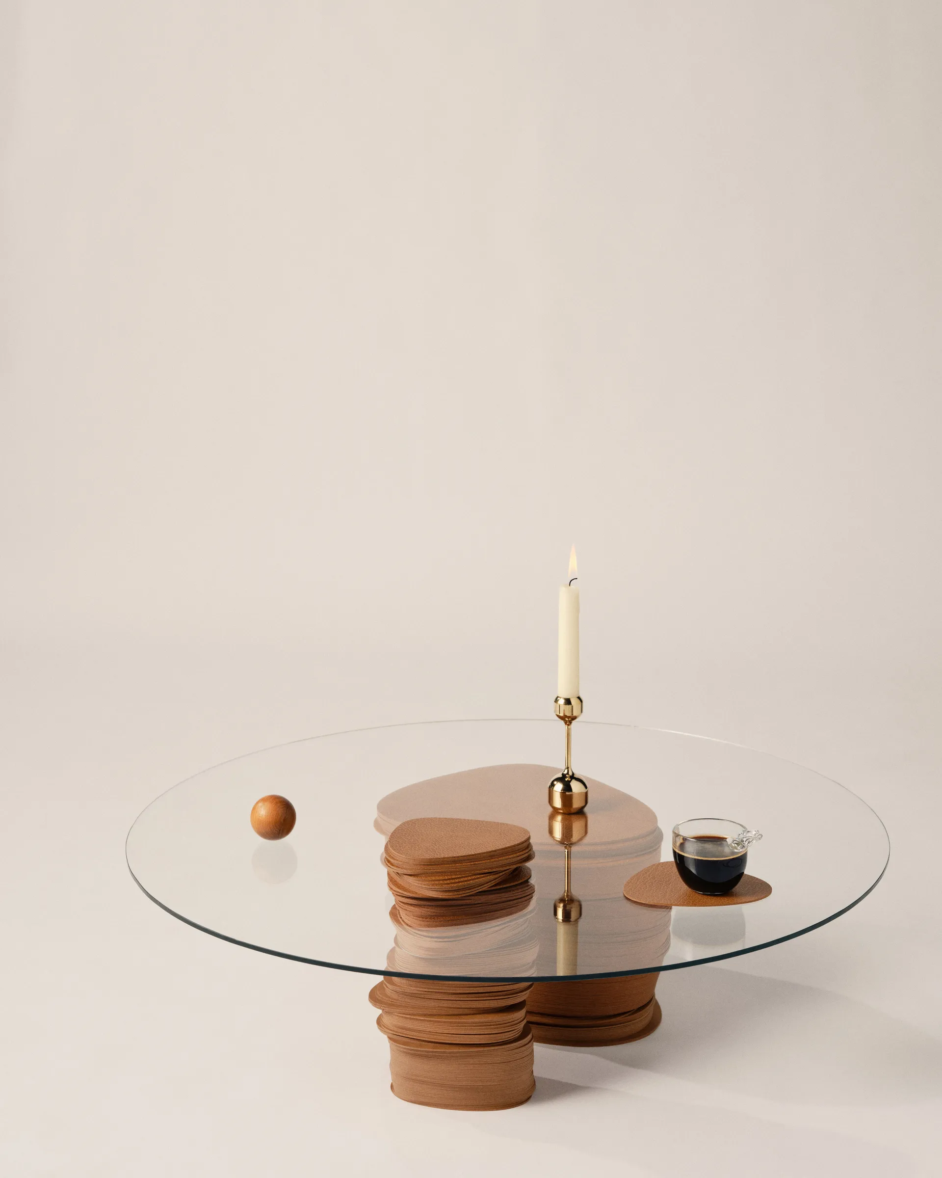 Dessous de verre Bull curve, Nature LIND DNA