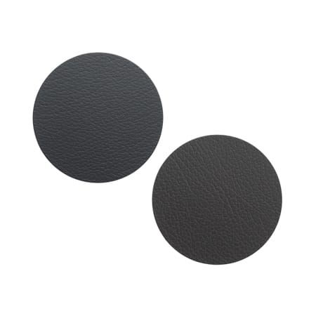 Dessous de verre Bull réversible circle 1 pièce - Noir-marron - LIND DNA