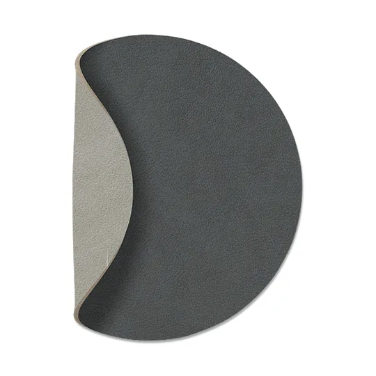 Dessous de verre Cloud recto-verso circle 1 pièce, gris anthracite-gris clair LIND DNA