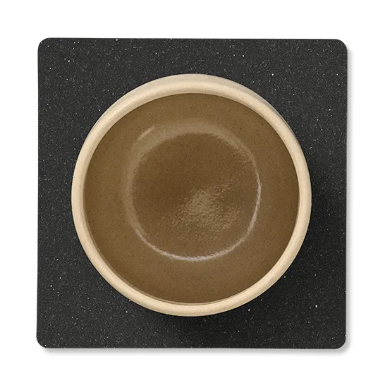 Dessous de verre Core square , Flecked anthracite LIND DNA