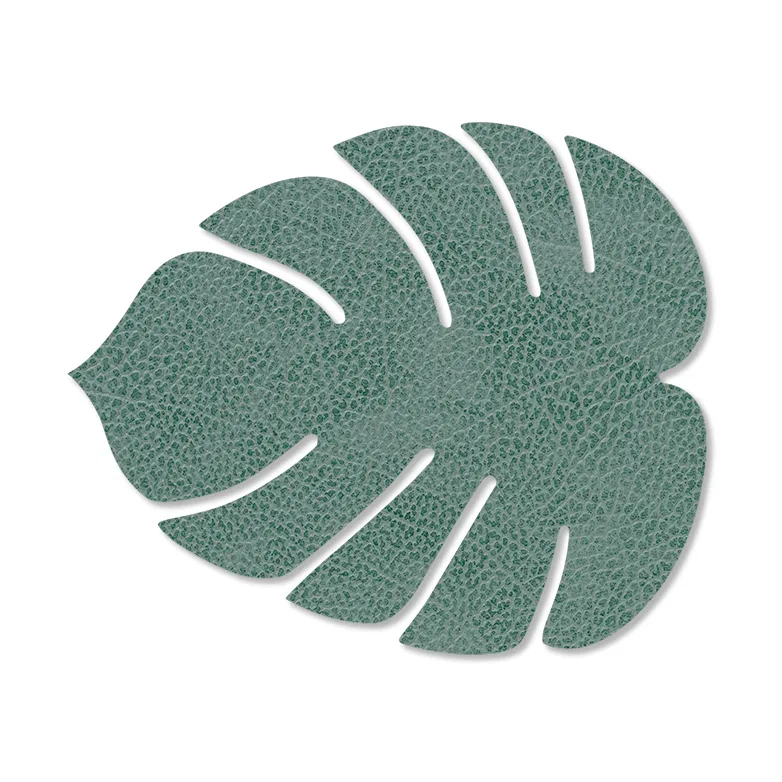 Dessous de verre Monstera Leaf Hippo, Vert pastel LIND DNA