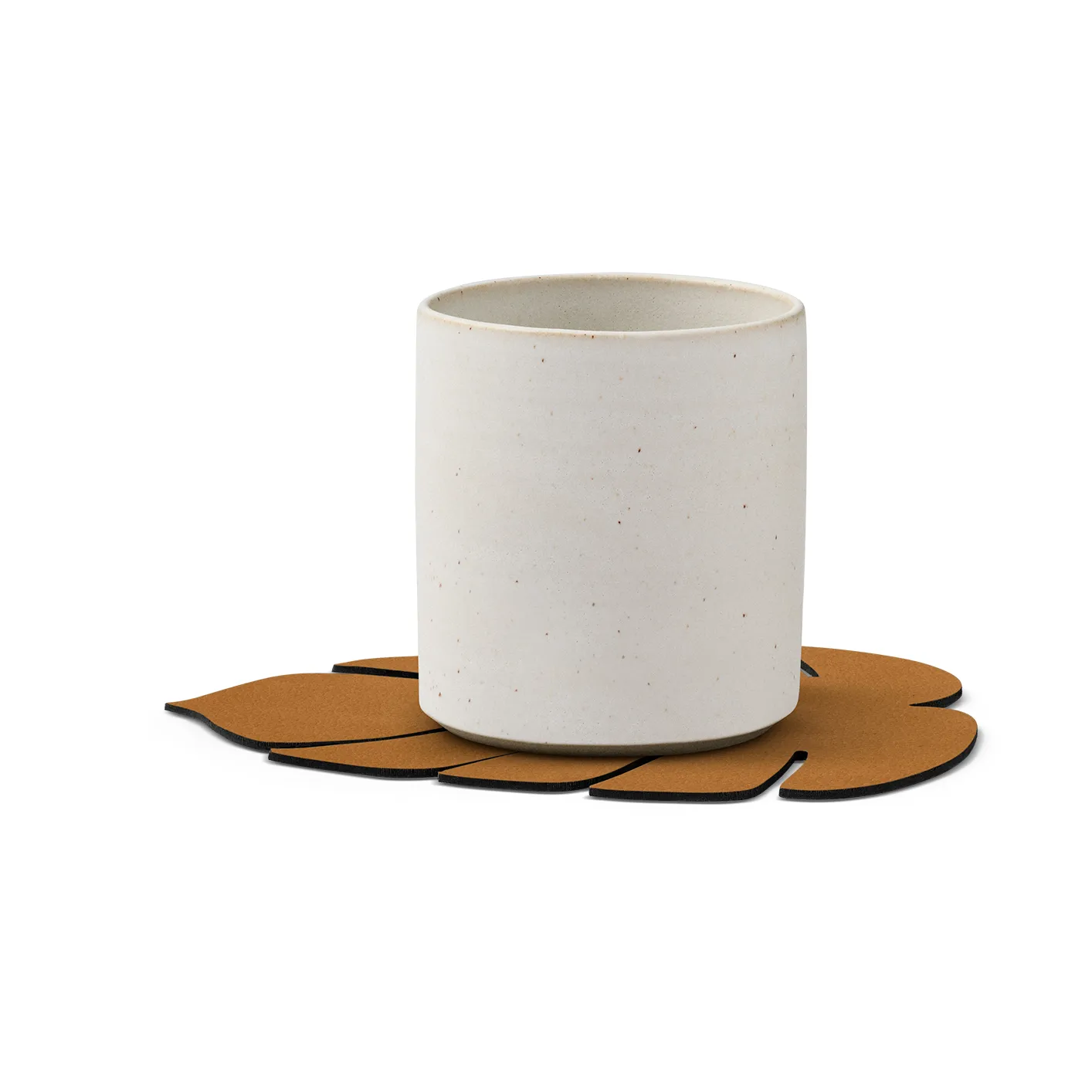 Dessous de verre Monstera Leaf Nupo, Burned curry LIND DNA